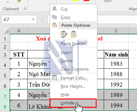 an-hang-trong-excel
