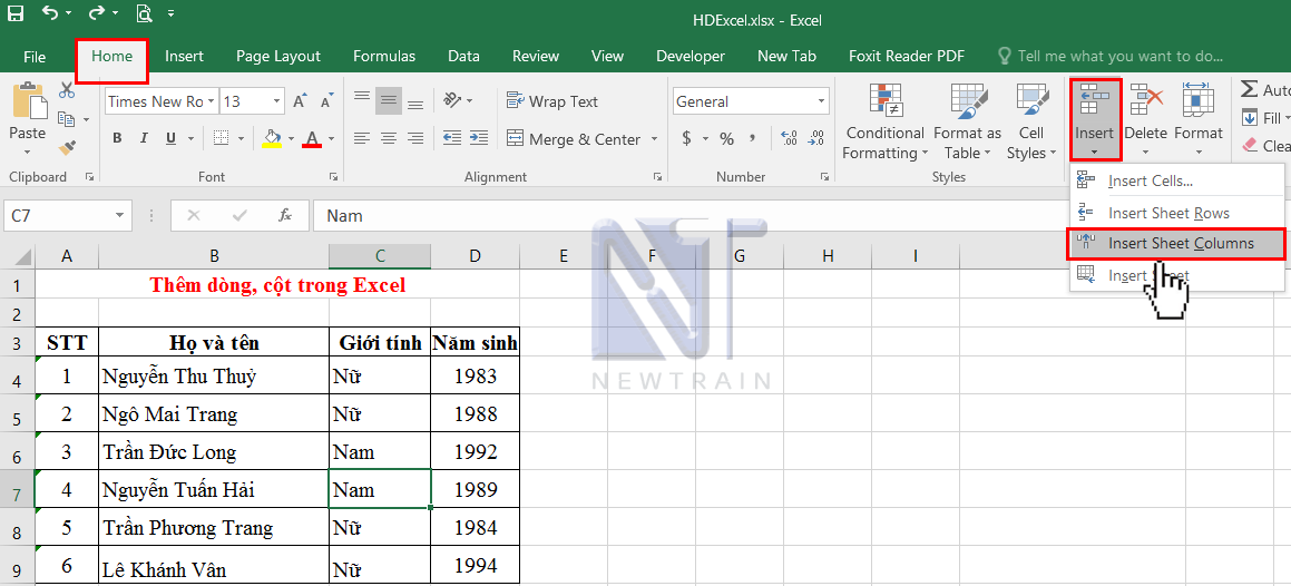 them-dong-cot-trng-excel