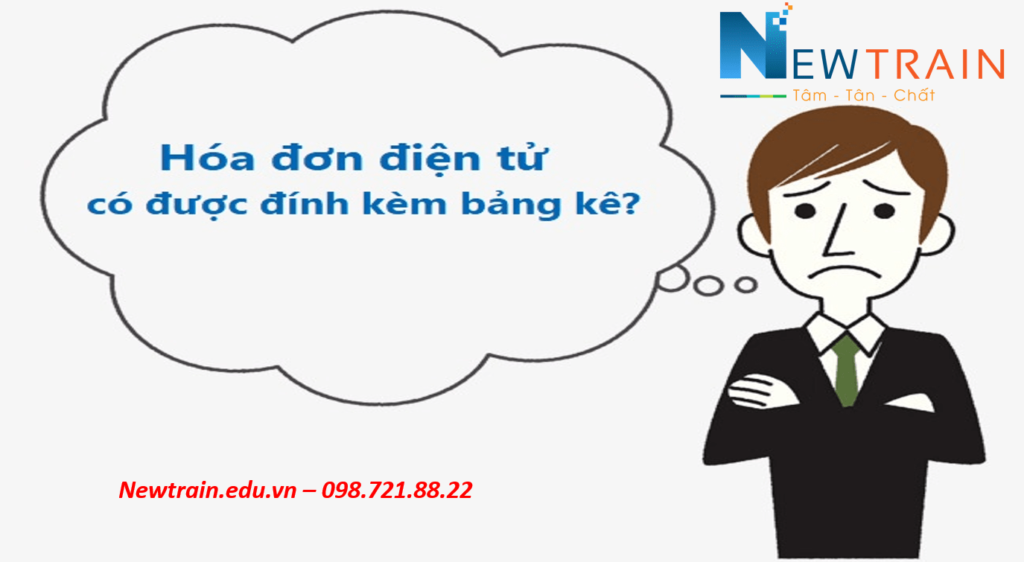 Hóa đơn điện tử có được lập kèm bảng kê