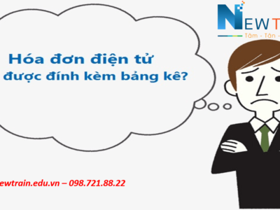 Hóa đơn điện tử có được lập kèm bảng kê