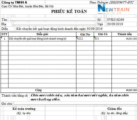 mẫu phiếu kế toán theo thông tư 200