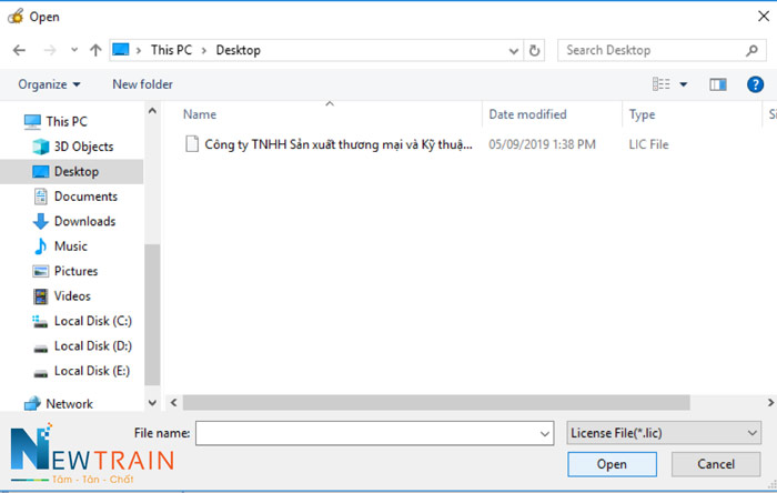 misa mở bản quyền file LIC