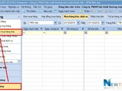 Hướng dẫn hạch toán nghiệp vụ mua hàng trong Misa