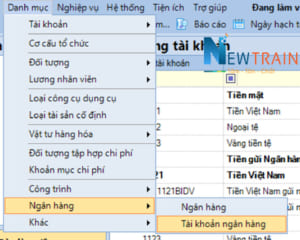misa nhập tài khoản ngân hàng